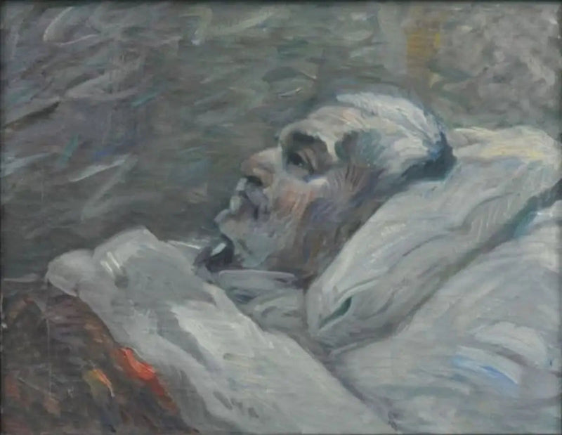 Faderen på sygelejet I - Franz Marc