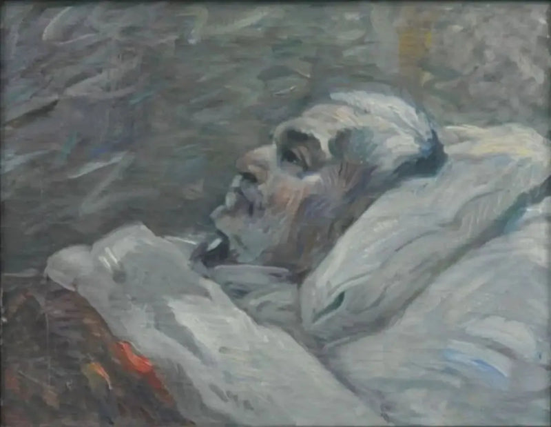 Faderen på sygelejet I - Franz Marc