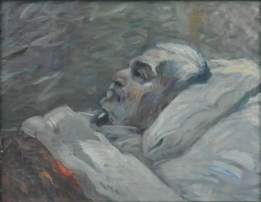 Faderen på sygelejet I - Franz Marc