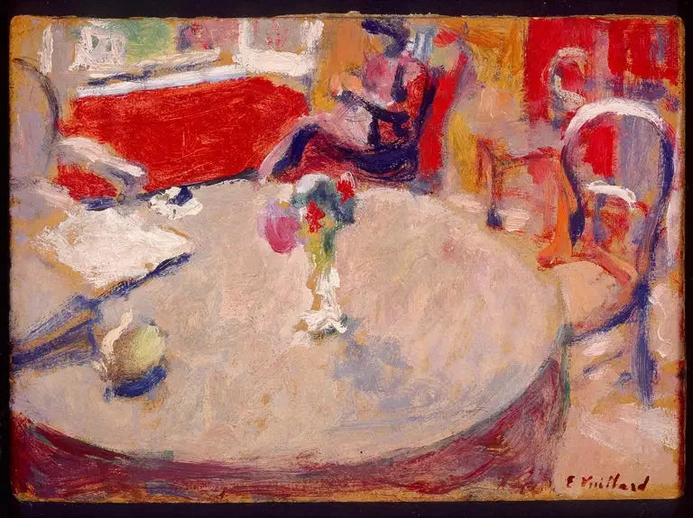 Den lille buket på bordet - Édouard Vuillard