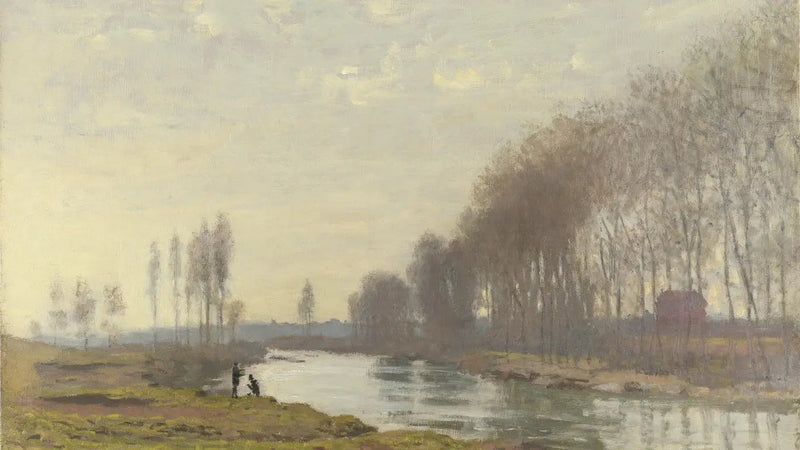 Den Lille Arm af Seinen i Argenteuil - Claude Monet