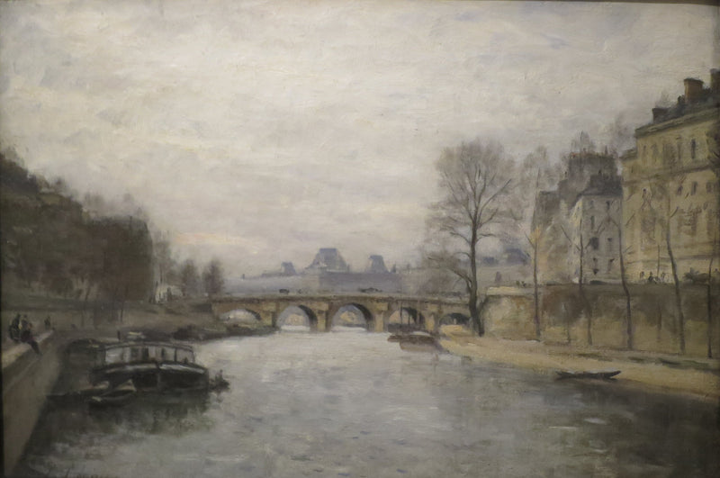Den lille arm af Seinen ved Pont Neuf - Stanislas Lépiné