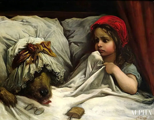 Le Petit Chaperon Rouge - Gustave Doré Reproductions de tableaux à la peinture à l’huile