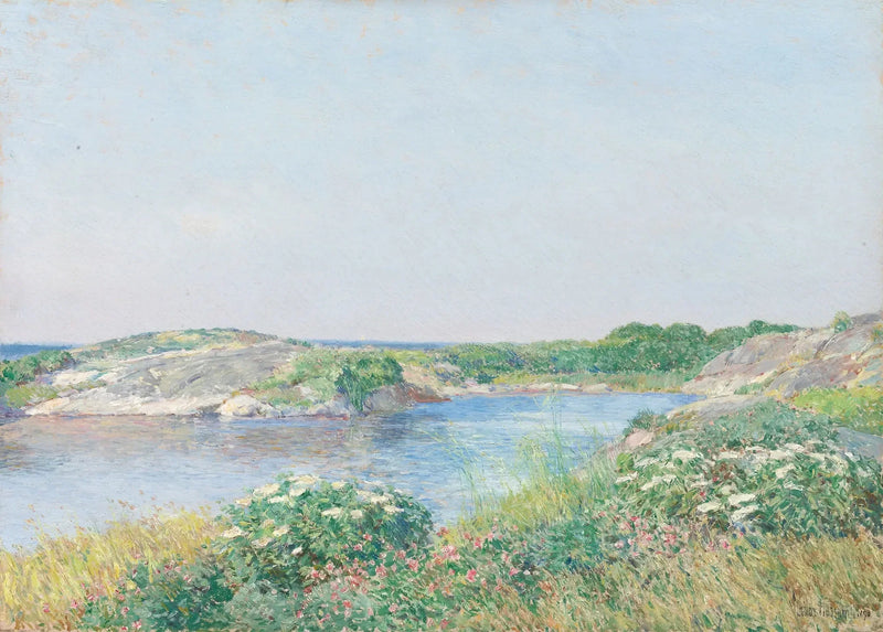 Den lille Dam, Appledore - Childe Hassam