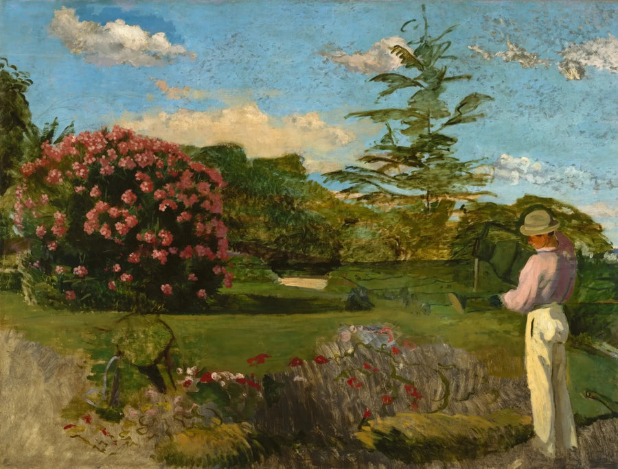 Den lille gartner - Frédéric Bazille