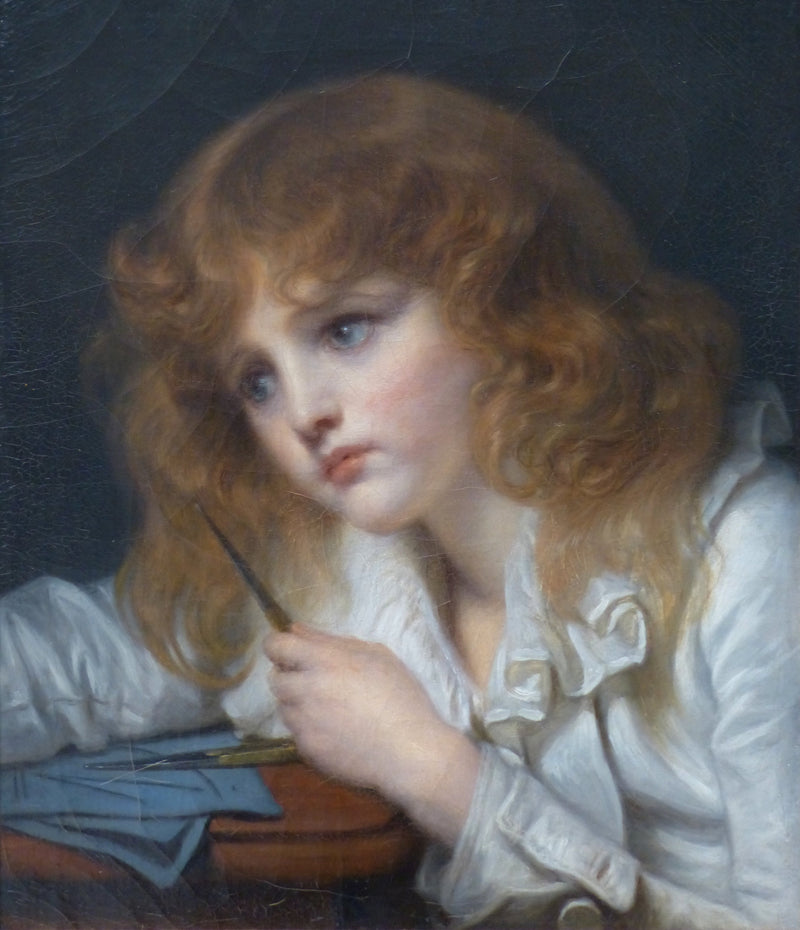 Den lille matematiker - Jean-Baptiste Greuze