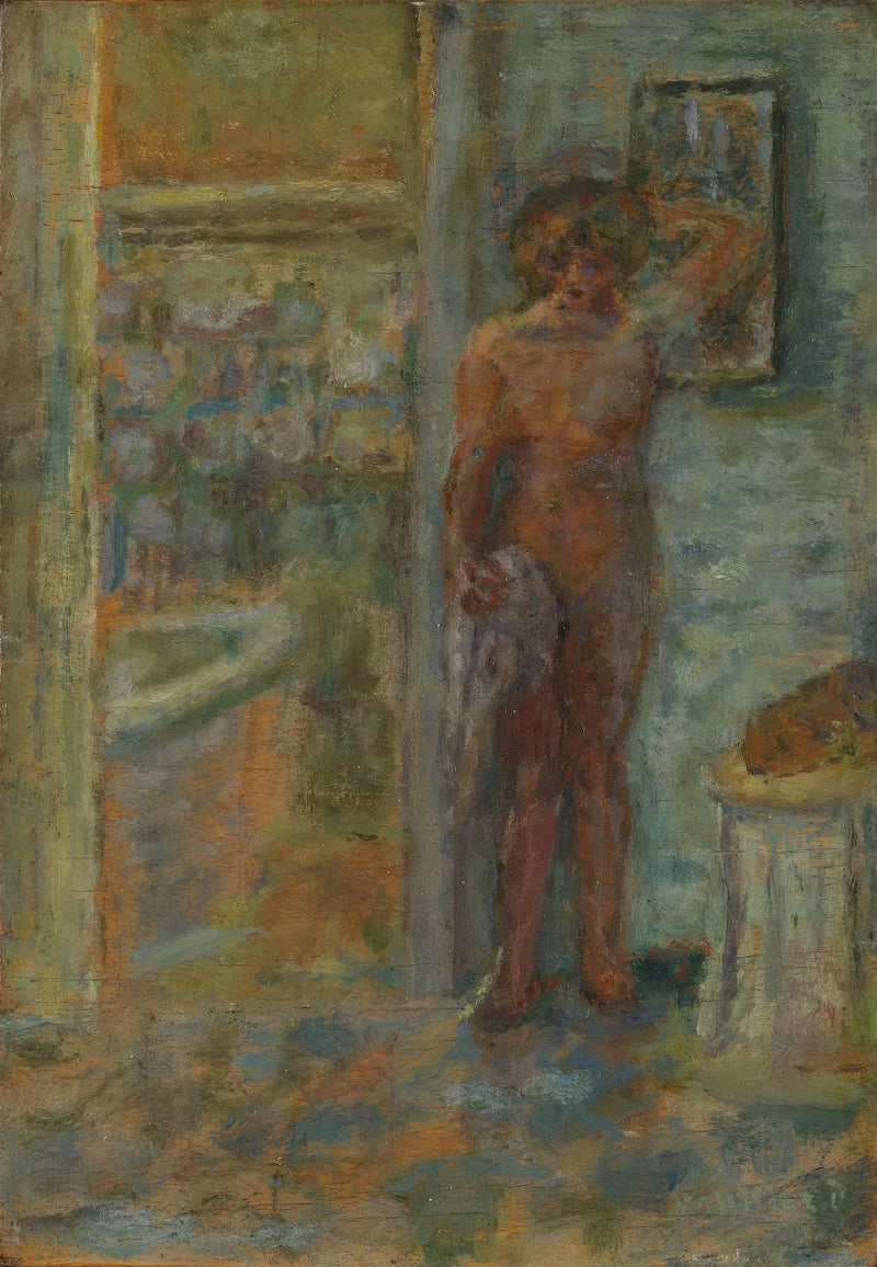 Den lille nøgen ved spejlet - Pierre Bonnard