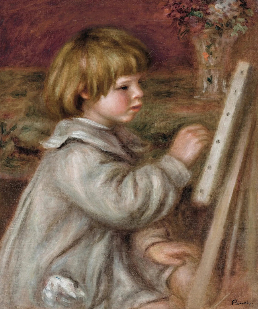Den lille maler (Claude Renoir) - Pierre-Auguste Renoir