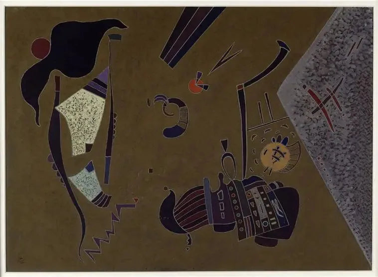 Den lille røde cirkel - Vassily Kandinsky
