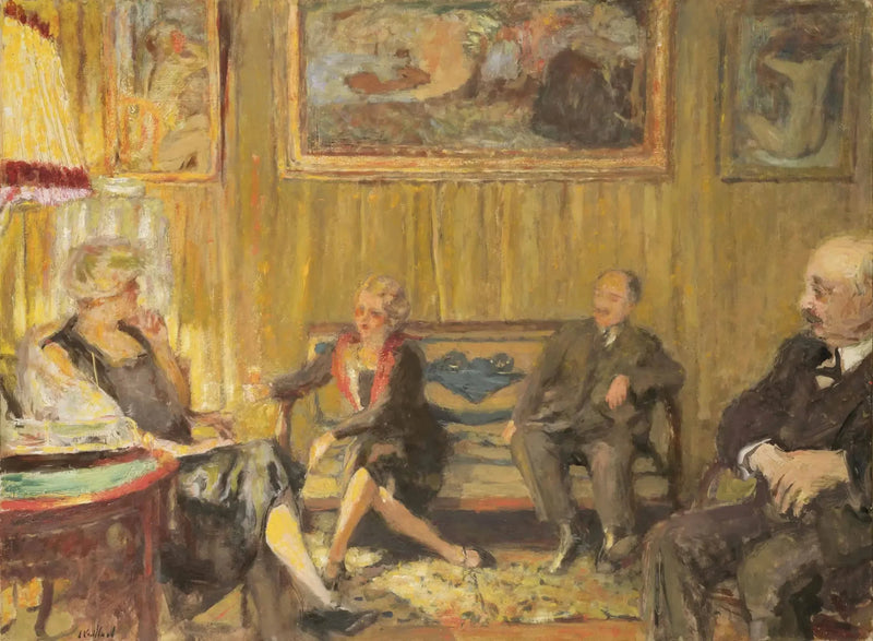 Le Petit Salon rue de Naples - Édouard Vuillard
