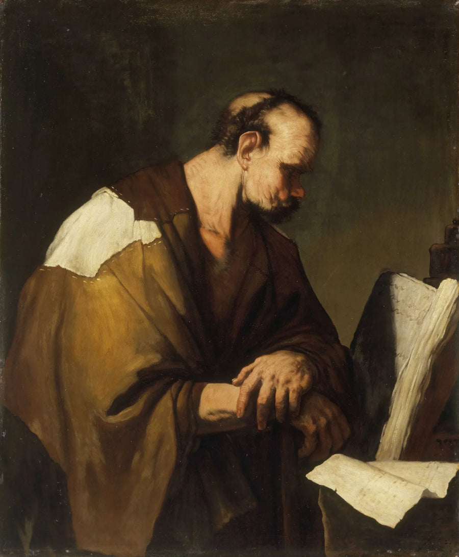 Filosofen Chilon - Luca Giordano