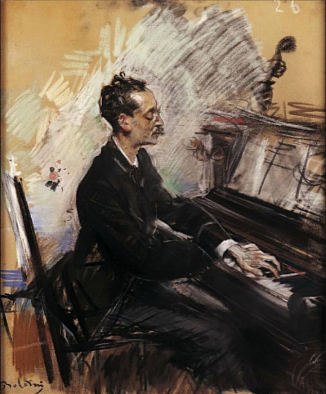 Le pianiste A. Rey Colaço - Giovanni Boldini - Alpha Reproduction