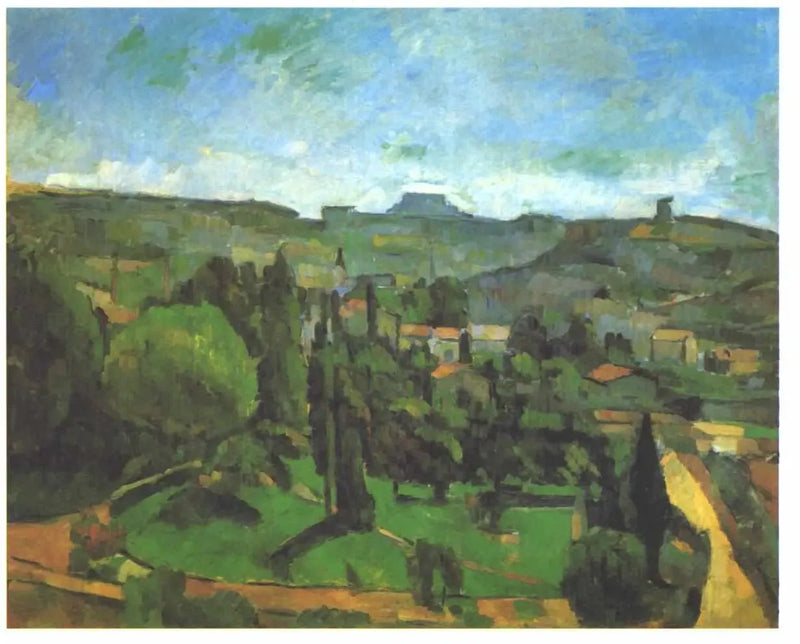 Kongens Stok, udsigt fra Bellevue - Paul Cézanne