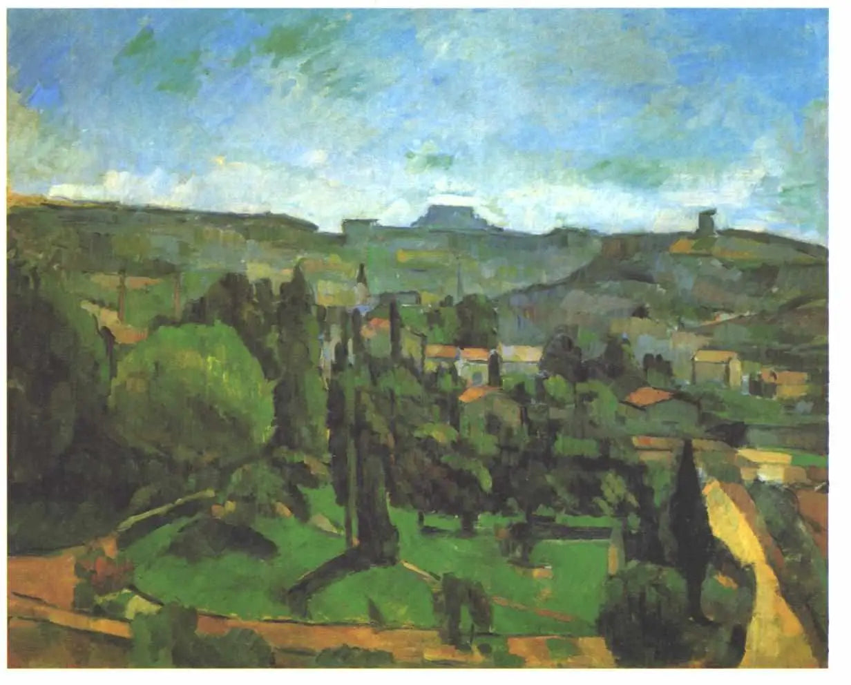 Reproduction du tableau « Le Pilon du Roi, vue de Bellevue - Paul Cézanne » par Alpha Reproduction en peinture à l’huile