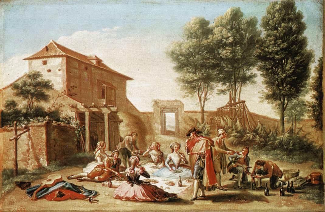 Le pique-nique à la campagne - Francisco Bayeu - Alpha Reproduction
