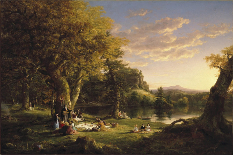 Picnictur - Thomas Cole