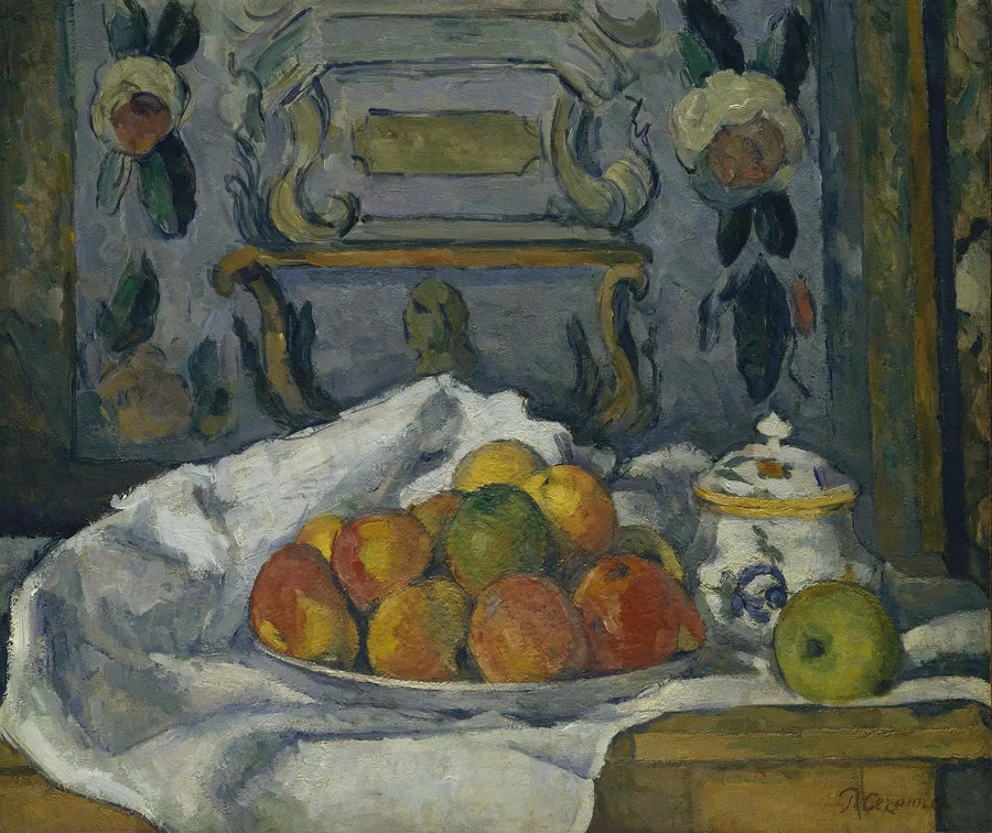 Æbletallerkenen - Paul Cézanne