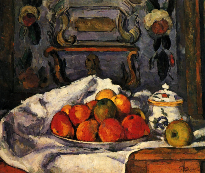 Æbletallerkenen - Paul Cézanne