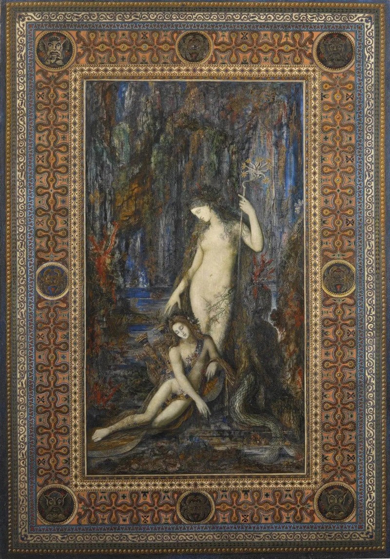 Poeten og havfruen - Gustave Moreau