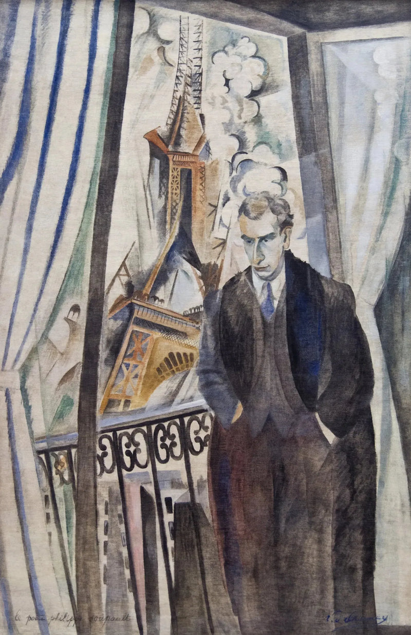 Digteren Philippe Soupault - Robert Delaunay