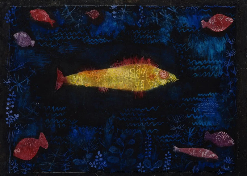 Den røde fisk - Paul Klee