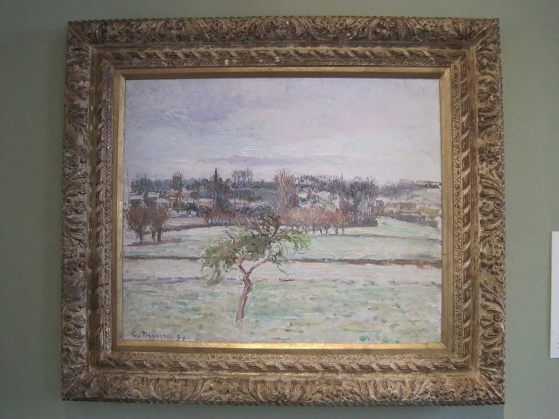 Æbletræet, sneeffekt i Éragny - Camille Pissarro