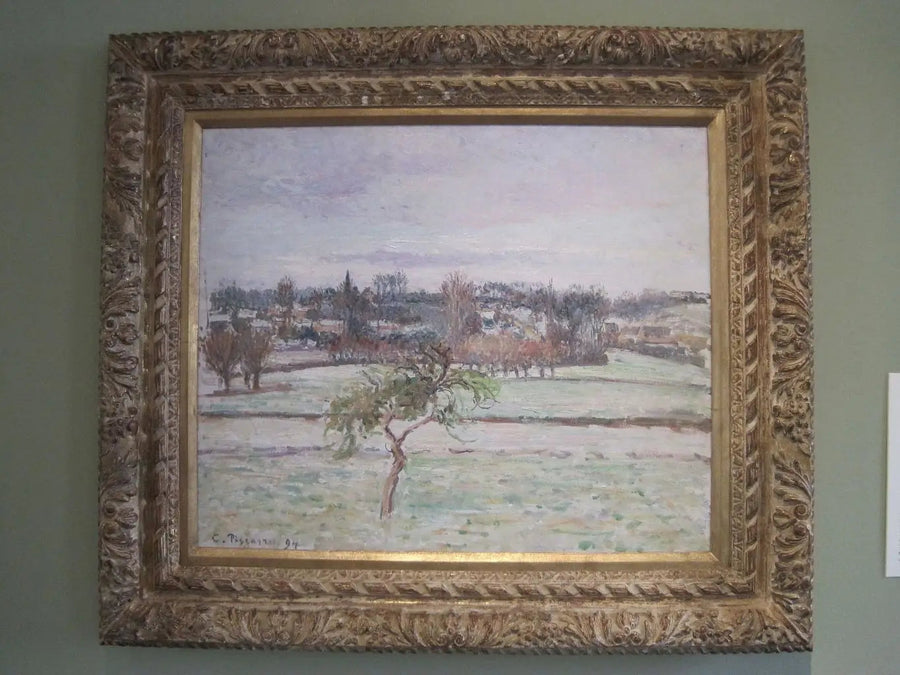 Æbletræet, sneeffekt i Éragny - Camille Pissarro