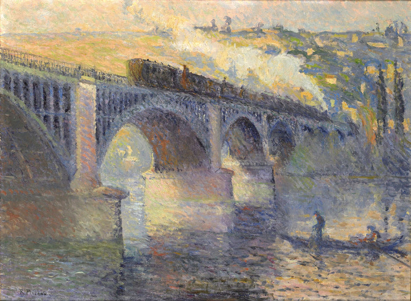 Den Engelske Bro, solnedgang - Robert Antoine Pinchon