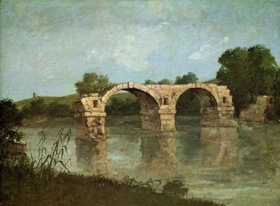 Ambrussum-broen - Gustave Courbet