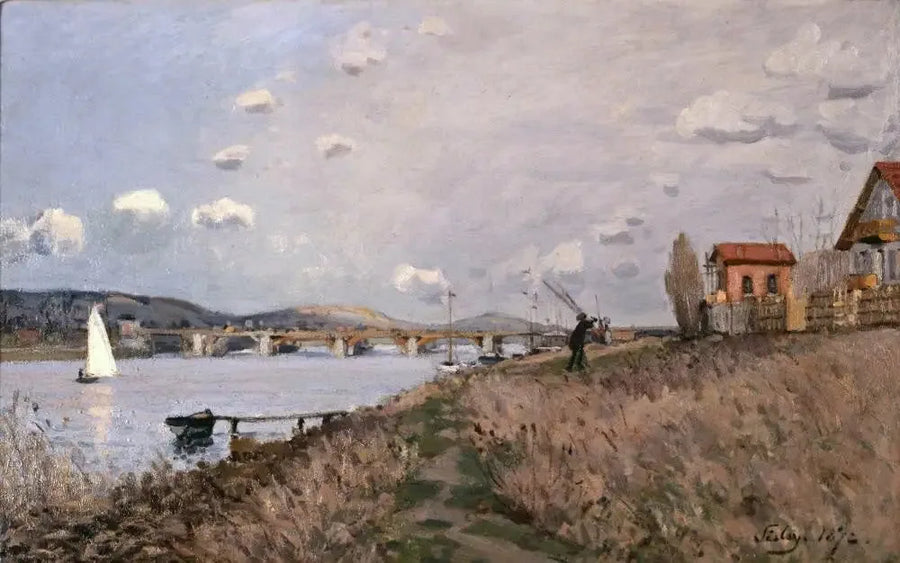 Le pont d'Argenteuil - Alfred Sisley
