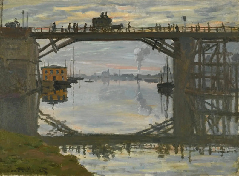 Træbroen - Claude Monet