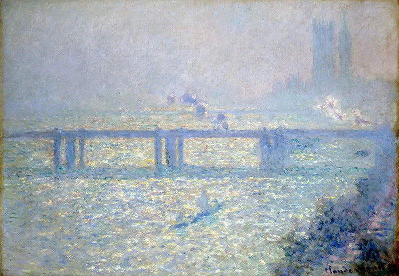 Charing Cross-broen - Claude Monet