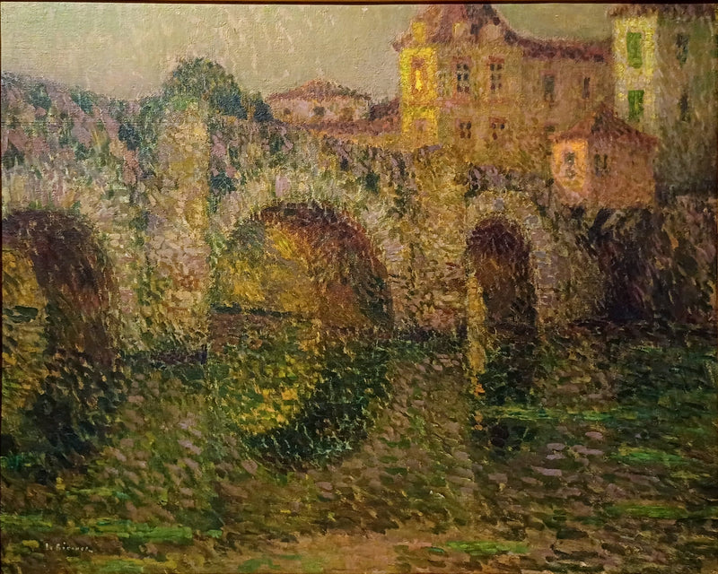 Clisson-broen ved skumringen - Henri Le Sidaner