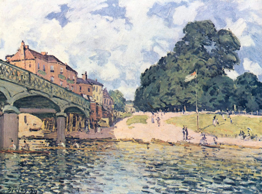 Hampton Court Broen - Alfred Sisley