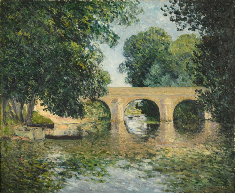 Ø-isle-Adam-broen eller den gamle bro - Maxime Maufra