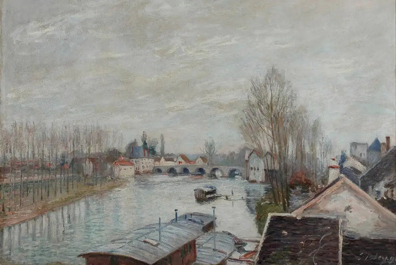 Moret-broen - Alfred Sisley
