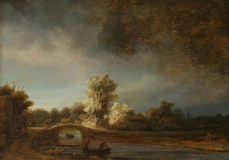 Broen af sten - Rembrandt