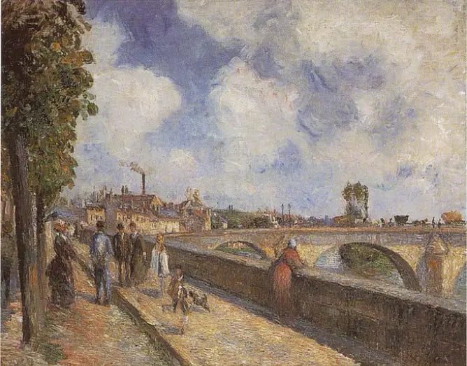 Pontoise Broen - Camille Pissarro