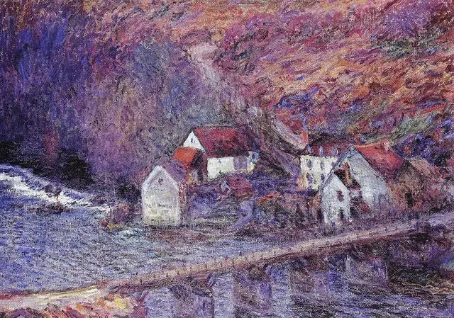 Reproduction du tableau « Le pont de Vervy - Claude Monet » par Alpha Reproduction en peinture à l’huile