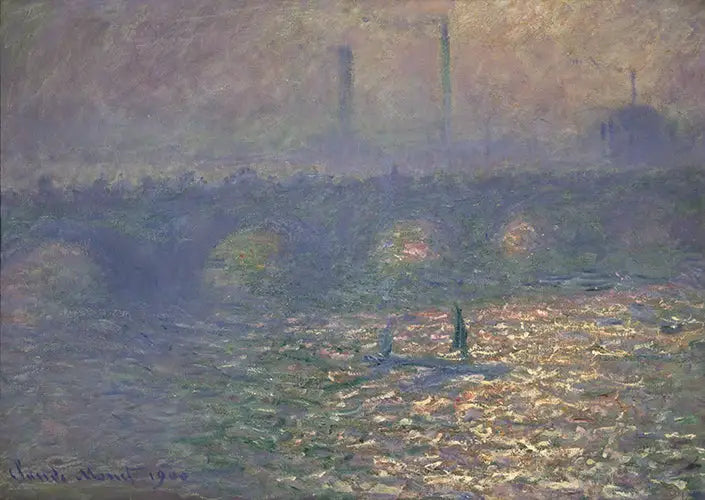 Waterloo-broen - Claude Monet