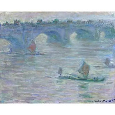 Waterloo-broen - Claude Monet