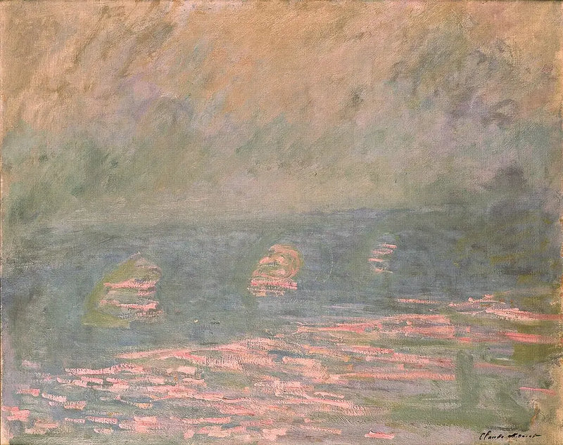 Waterloo-broen - Claude Monet