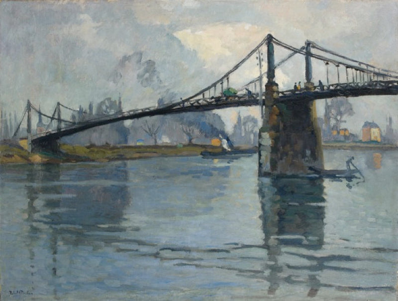 Broen ved Andelys, langs Seinen - Robert Antoine Pinchon