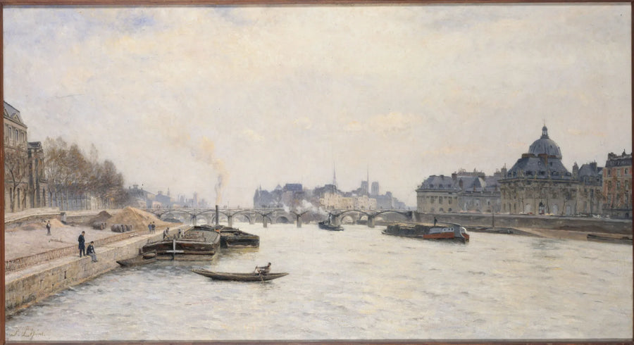 Broen af Kunst, udsigt fra Kongens Bro - Stanislas Lépiné