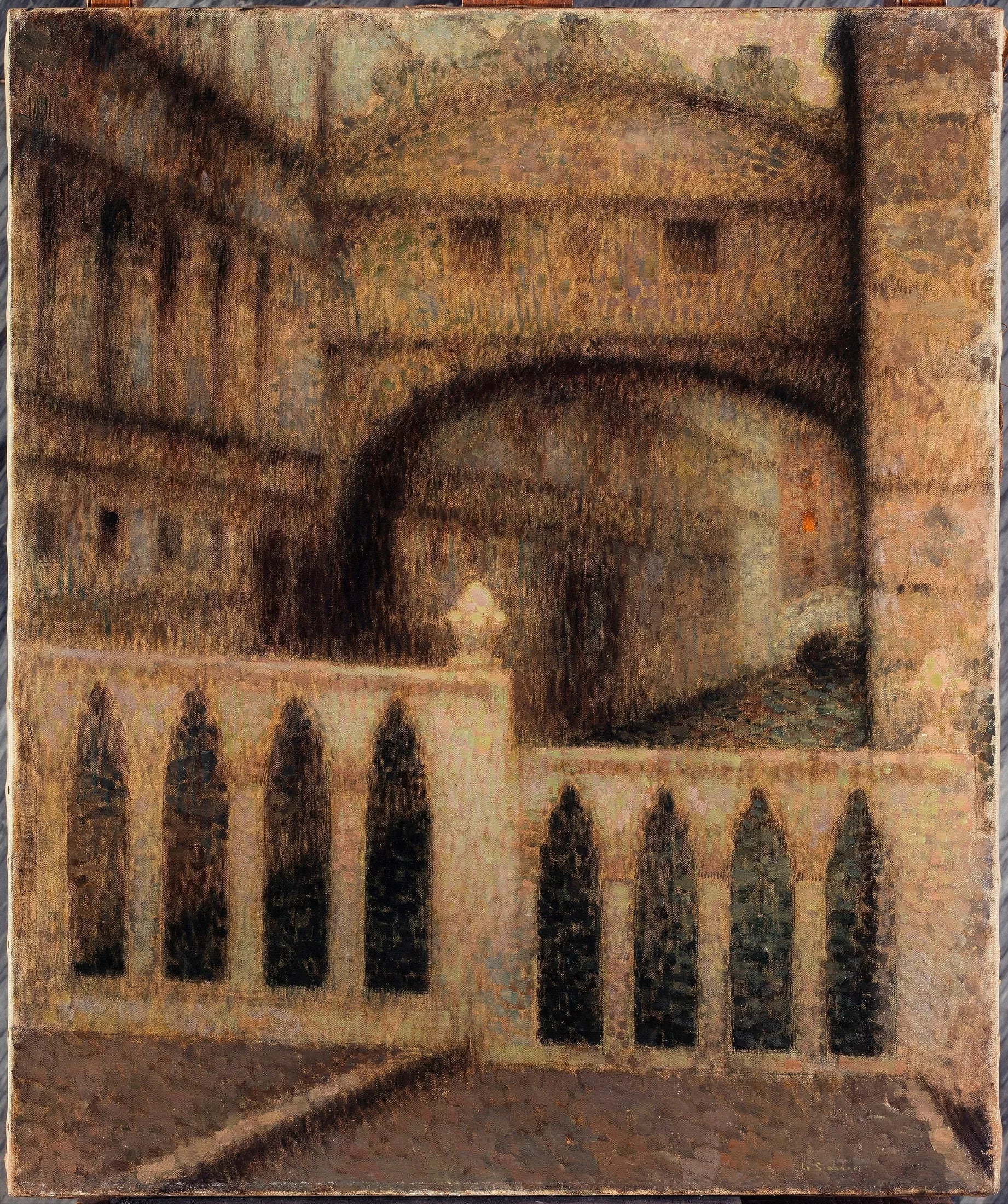 Le pont des Soupirs - Henri Le Sidaner image 1 reproduction artisanale de tableau