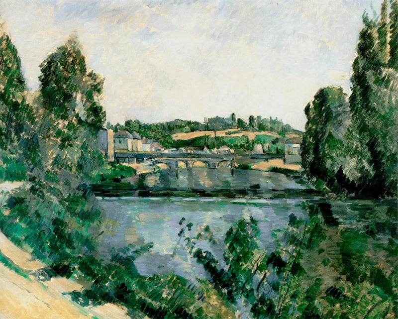 Broen og afløbet i Pontoise - Paul Cézanne