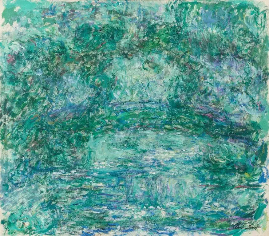 Le pont japonais (pont japonais) - Claude Monet image 1 tableau peint à l’huile sur toile