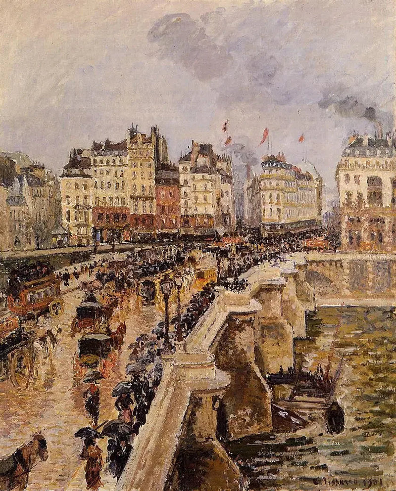Den Nye Bro, Regnfuld eftermiddag (Første sæson) - Camille Pissarro