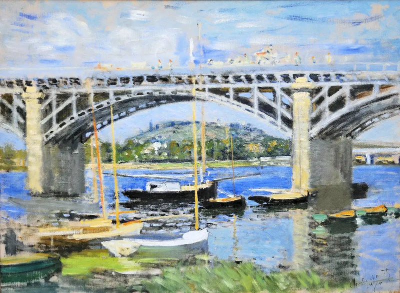 Broen over Seinen i Argenteuil - Claude Monet