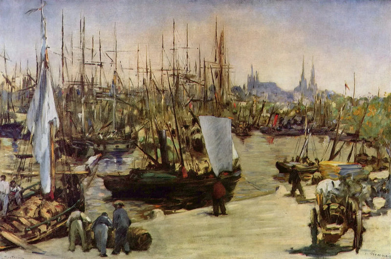 Bordeaux Havn - Édouard Manet